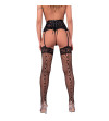 LIVCO CORSETTI FASHION - PORTE-JARRETELLES + BAS NOIR L/XL