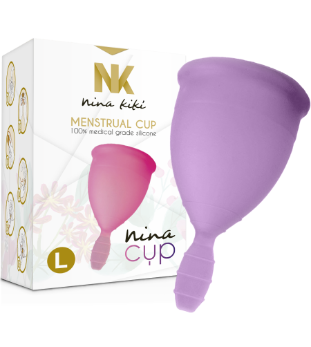 NINA KIKÍ - COUPE MENSTRUELLE VIOLET - TAILLE L