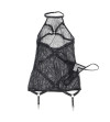 SUBLLIME - ROBE TRANSPARENTE  COL DOS NOIR L/XL