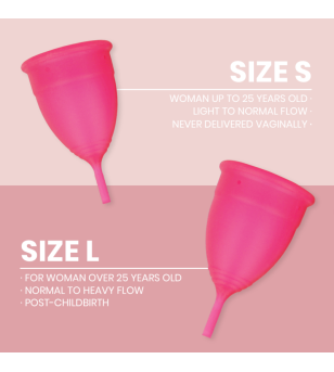 INTIMICHIC - COUPE MENSTRUELLE EN SILICONE MÉDICALE - TAILLE S