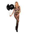 LIVCO CORSETTI FASHION - AMAHIL BODYSTOCKING SANS CROTCHLESS NOIR TAILLE UNIQUE