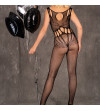 LIVCO CORSETTI FASHION - AMAHIL BODYSTOCKING SANS CROTCHLESS NOIR TAILLE UNIQUE