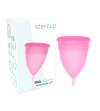 STERCUP - COUPE MENSTRUELLE EN SILICONE FDA ROSE - TAILLE L