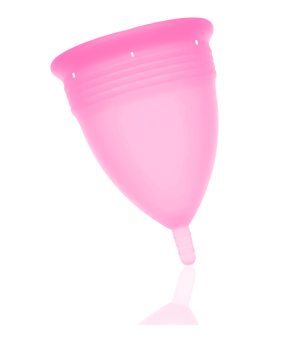 STERCUP - COUPE MENSTRUELLE EN SILICONE FDA ROSE - TAILLE L