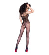 CHILIROSE - CR 4233 BODYSTOCKING SANS CROCHET NOIR S/M