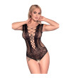 CHILIROSE - CR 4383 BODY SANS CROCHET NOIR S/L