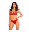 CHILIROSE - CR 4676 ENSEMBLE DEUX PIÈCES ROUGE XL