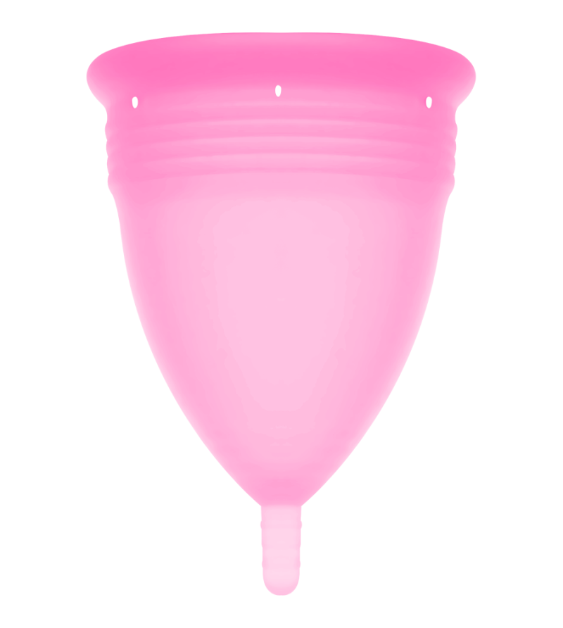 STERCUP - COUPE MENSTRUELLE EN SILICONE FDA ROSE - TAILLE S