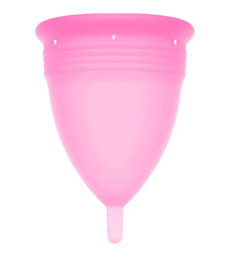 STERCUP - COUPE MENSTRUELLE EN SILICONE FDA ROSE - TAILLE S