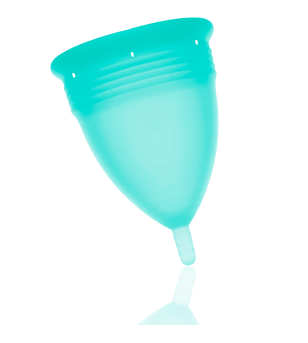 STERCUP - COUPE MENSTRUELLE EN SILICONE FDA AIGUE-MARINE - TAILLE S