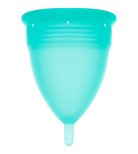 STERCUP - COUPE MENSTRUELLE EN SILICONE FDA AIGUE-MARINE - TAILLE S