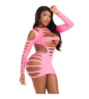 LEG AVENUE - ROBE OUVERTURE FUCHSIA