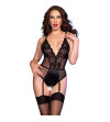 CHILIROSE - CR 4702 ENSEMBLE BODY SANS CROCHET NOIR XL
