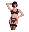 CHILIROSE - CR 4692 ENSEMBLE QUATRE PIÈCES NOIR XL