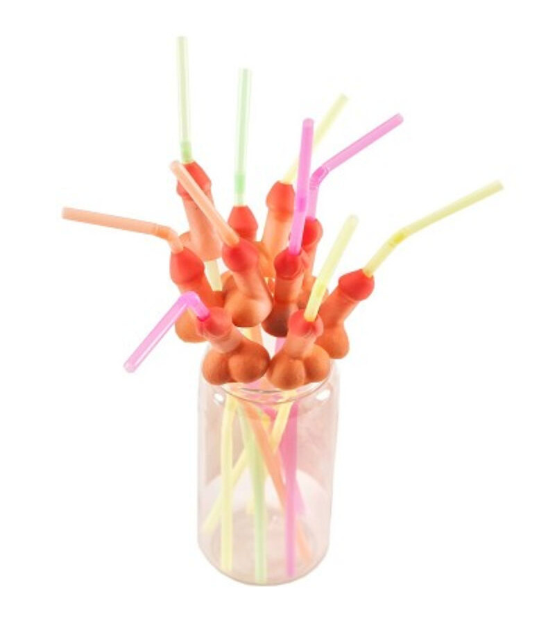 DIABLO PICANTE - SAC DE 10 PAILLES PÉNIS NATURELLES