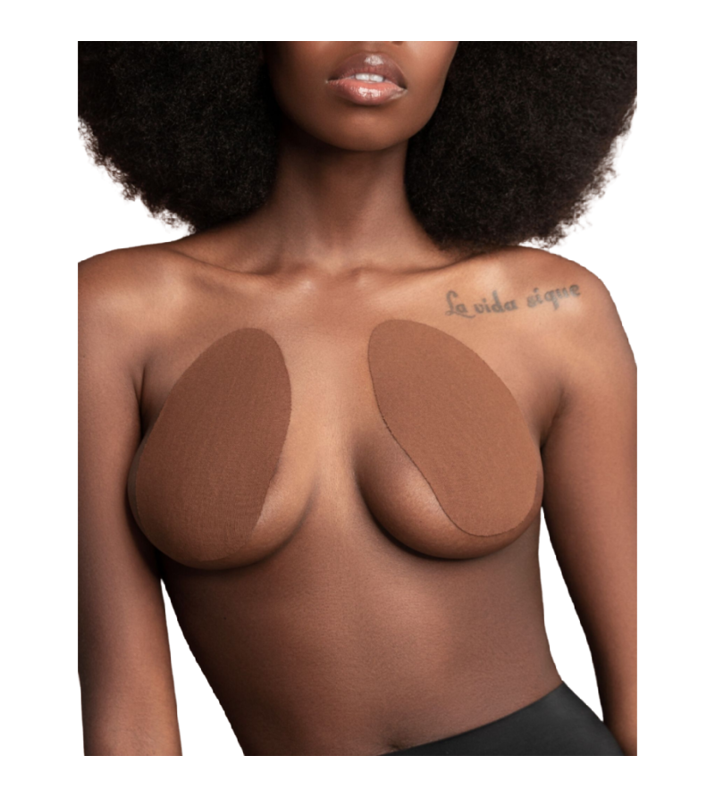 BYE-BRA - RENFORCEMENTSEINS + 3 PAIRES SATINÉES BRUN BONNET F/H