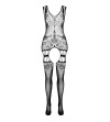 PASSION - BODYSTOCKING ECO COLLECTION ECO BS009 BLANC