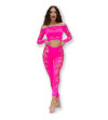 CHILIROSE - CR 4632 HAUT  PANTALON FUCHSIA S/L