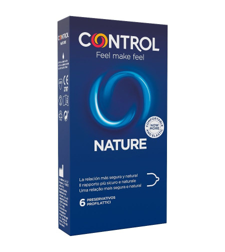 CONTROL - PRÉSERVATIFS ADAPTA NATURE 6 UNITÉS