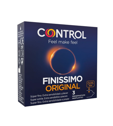 CONTROL - PRÉSERVATIFS FINISSIMO 3 UNITÉS