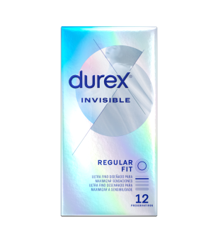 DUREX - INVISIBLE EXTRA MINCE 12 UNITÉS