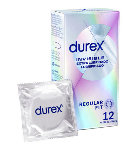 DUREX - INVISIBLE EXTRA LUBRIFIÉ 12 UNITÉS