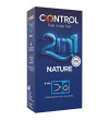 CONTROL - DUO NATURA 2-1 CONSERVATEUR + GEL 6 UNITÉS