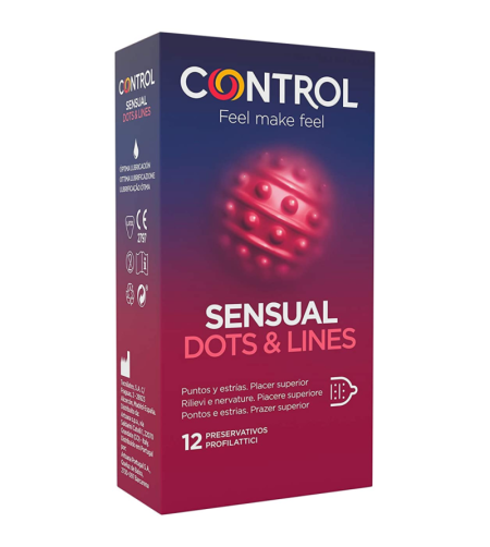CONTROL - POINTS  LIGNES SENSUELLES POINTS ET VERGETURES 12 UNITÉS