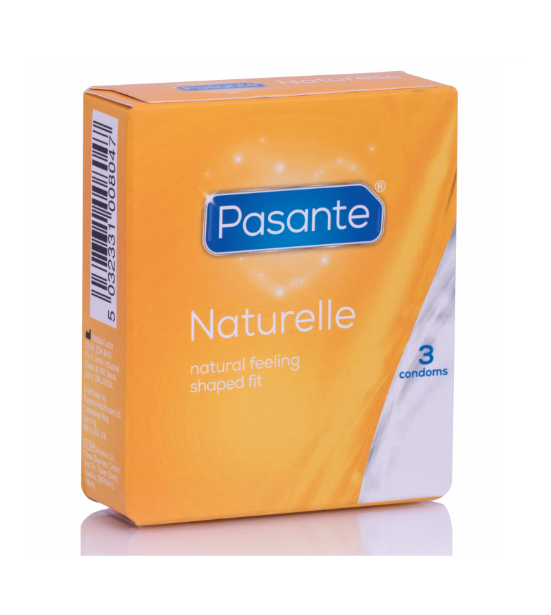 PASANTE - PRÉSERVATIF NATURELLE 3 PACK