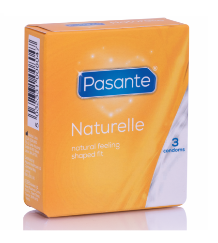 PASANTE - PRÉSERVATIF NATURELLE 3 PACK