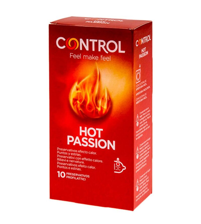 CONTROL - EFFET RÉCHAUFFANT HOT PASSION 10 UNITÉS