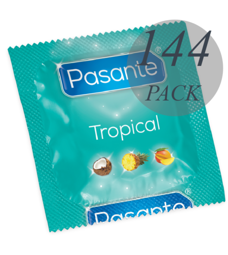 PASANTE - PRÉSERVATIFS TROPICAL SAC 144 UNITÉS