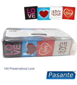 PASANTE - PRÉSERVATIFS LOVE BAG 144 UNITÉS