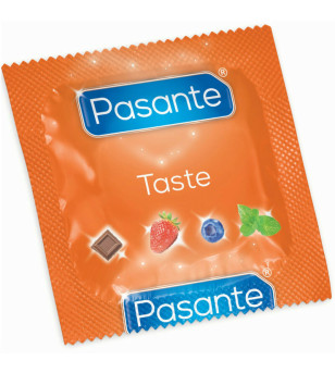 PASANTE - PRÉSERVATIFS SAVEUR FRAISE SAC 144 UNITÉS