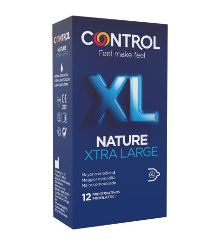 CONTROL - ADAPTA NATURE XL CONDOMS 12 UNITS