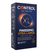 CONTROL - PRÉSERVATIFS FINISSIMO XL 12 UNITÉS