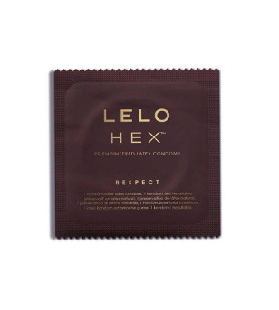 LELO - PRÉSERVATIFS HEX RESPECT XL PAQUET DE 12