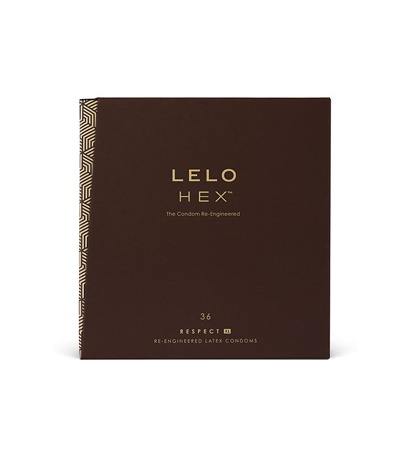 LELO - PRÉSERVATIFS HEX RESPECT XL 36 PACK