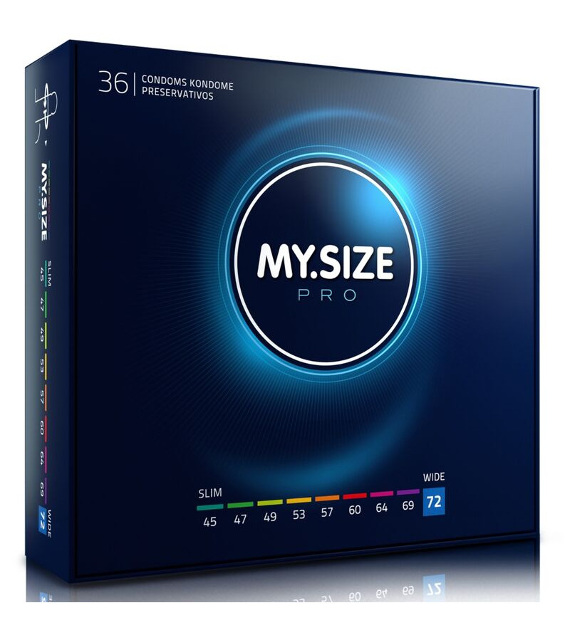 MY SIZE - PRO PRÉSERVATIFS 72 MM 36 UNITÉS