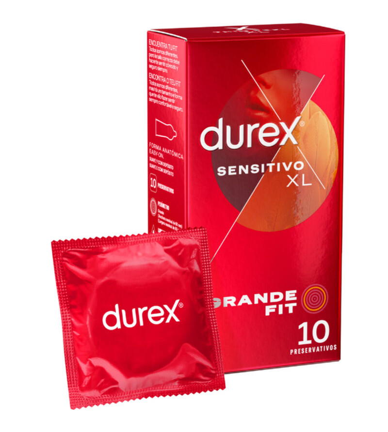 DUREX - PRÉSERVATIFS SENSIBLES XL 10 UNITÉS