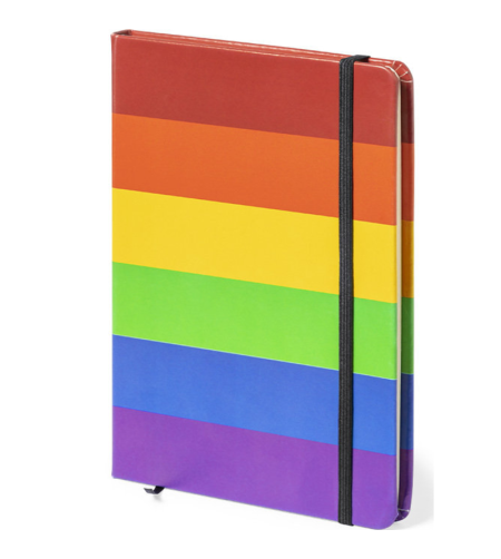 PRIDE - CARNET DRAPEAU LGBT 15 x 21