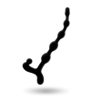 ADDICTED TOYS - BALLES ANAL 22 CM NOIR