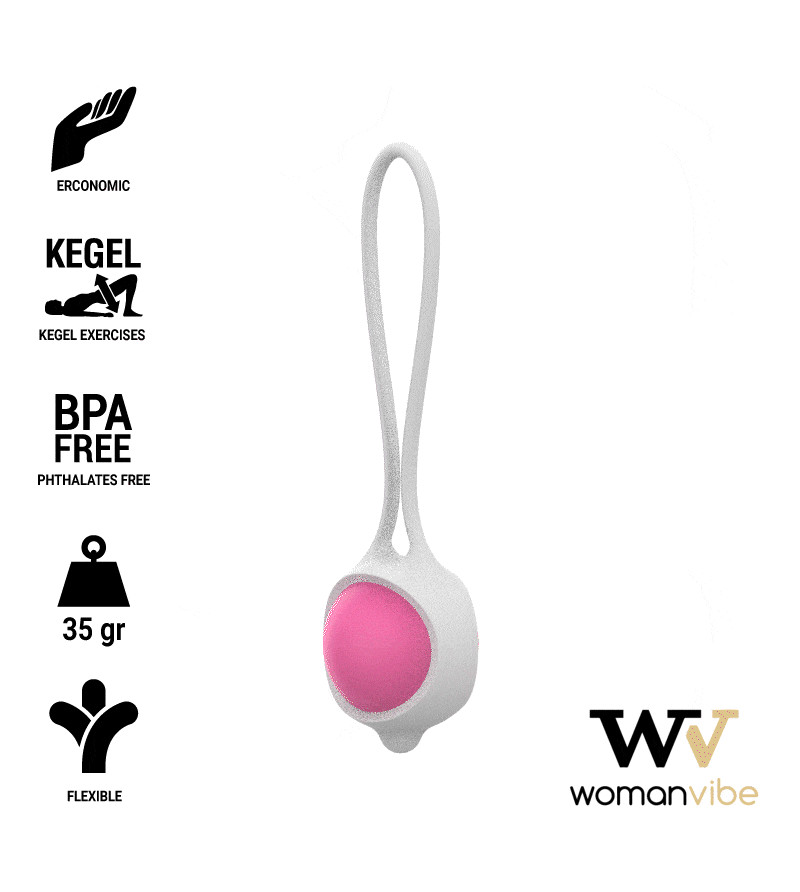 WOMANVIBE - KEISY I BALL GEISHA SILICONE - ROSE