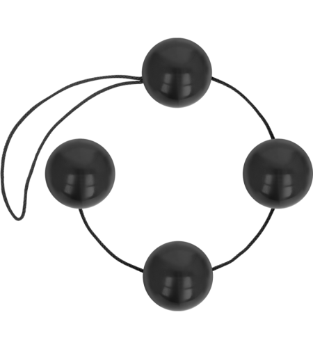 OHMAMA - BOULES ANAL CHINOISES NOIRES 170 GR