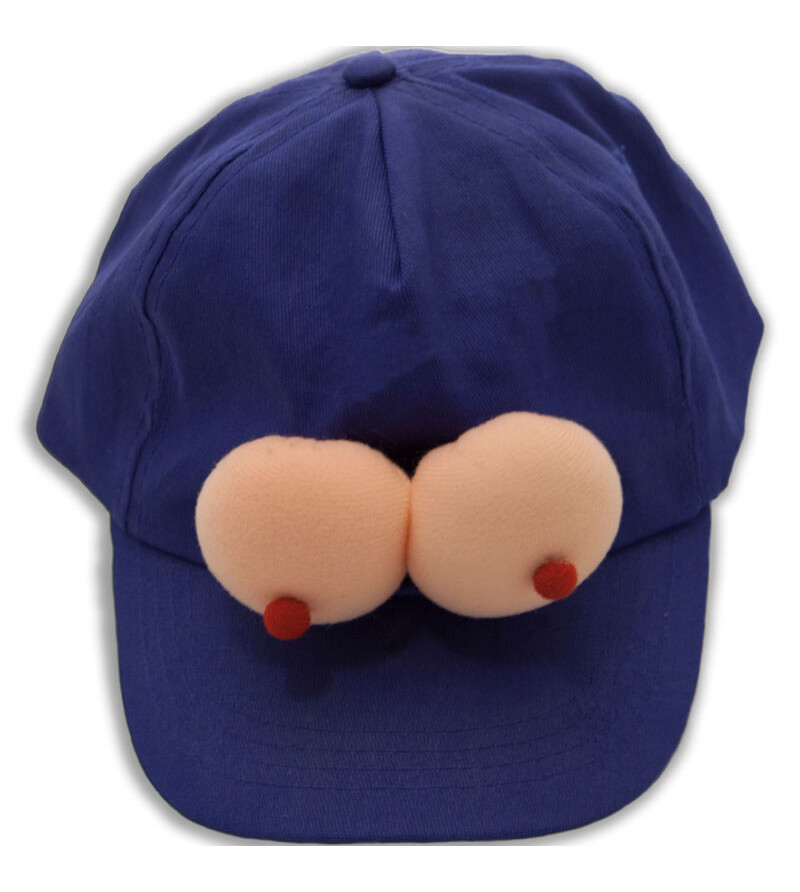 DIABLO PICANTE - CASQUETTE BLEUE AVEC SEINS