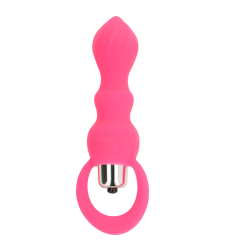 OHMAMA - STIMULATEUR ANAL AVEC VIBRATION 9 CM ROSE