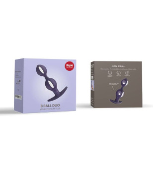 FUN FACTORY - B BALLES DUO BLANC/VIOLET FONC?