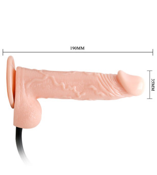 DANCE - GODE GONFLABLE RÉALISTE AVEC VENTOUSE 15 CM