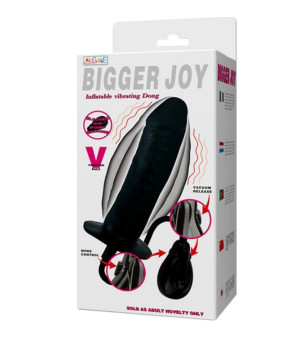 BAILE - GODE GONFLABLE BIGGER JOY AVEC VIBRATION 16 CM