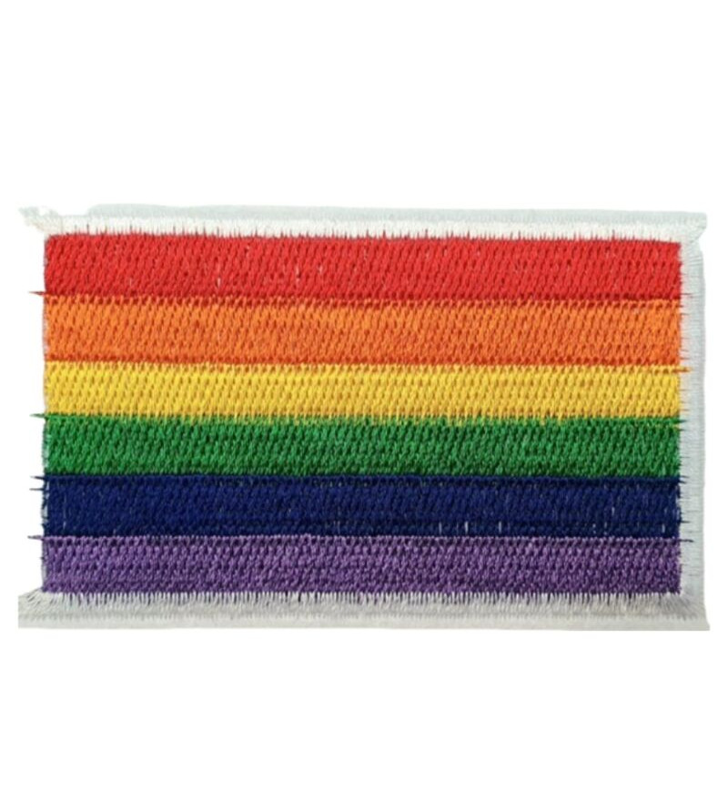 PRIDE - PATCH CARRÉ DRAPEAU LGTB